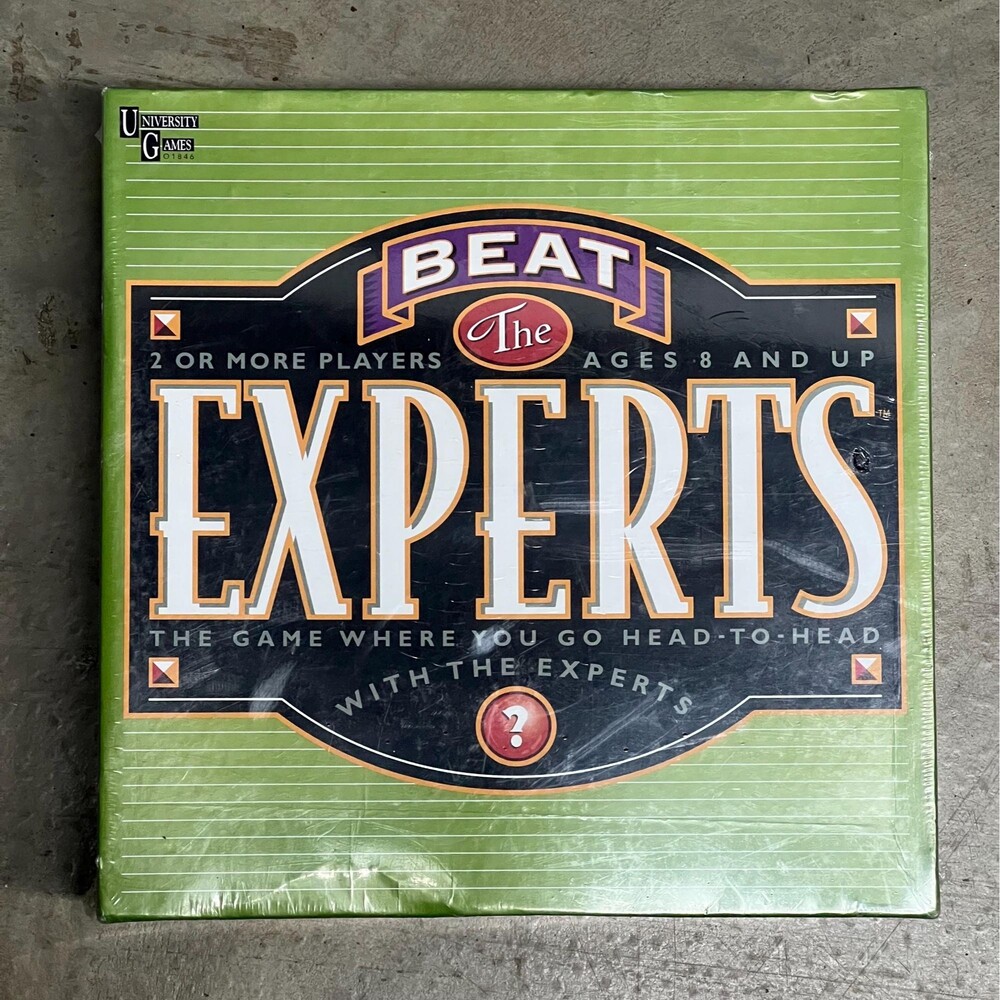 Beat the Experts by University Games 2002 New sealed